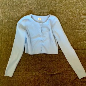 Baby blue aritzia cardigan